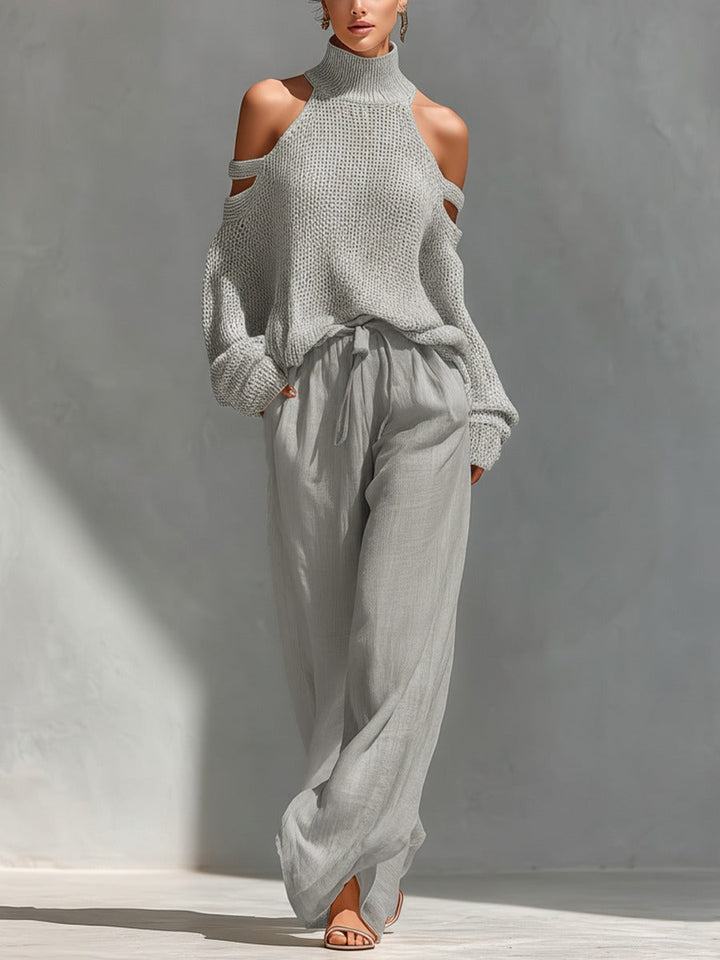 Alessia | Off-Shoulder Two-Piece Summer Set